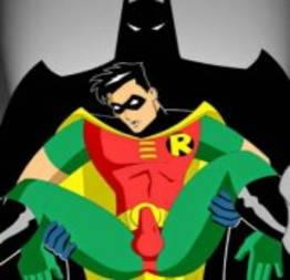 Batman fodendo o cuzinho do robin